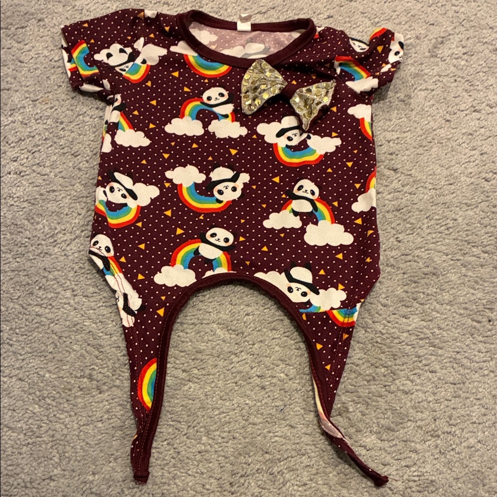 Adorable Panda and Rainbow Shirt 🐼 🌈